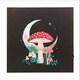 image 4 of Something Different Canvas Forest Mushroom Light Up Canvas - Black/Red/White - One Size