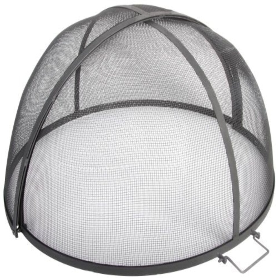 image 1 of Foldable Mesh Fire Screen Panel