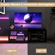 image 6 of COSTWAY TV Stand LED Light for 65 Inch Modern Media Console Table Shelves