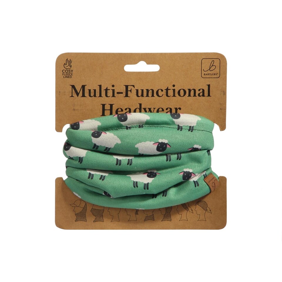 Bartleby Multifunctional Fleece Lined Snood Headwear Country Sheep