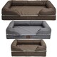 image 5 of Cosy Couch Mattress Dog Bed Brown | L
