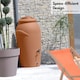 image 6 of Water Butt Kit with Tap, Diverter & Bio Cleaner –  Rainwater Collector for Garden, Balcony & Terrace – Durable Plastic Water Storage Tank | Brown | 210L