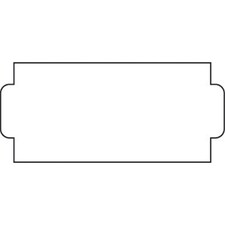 Sato NOR D Adhesive Peel Labels Box (12 Rolls) - White - One Size