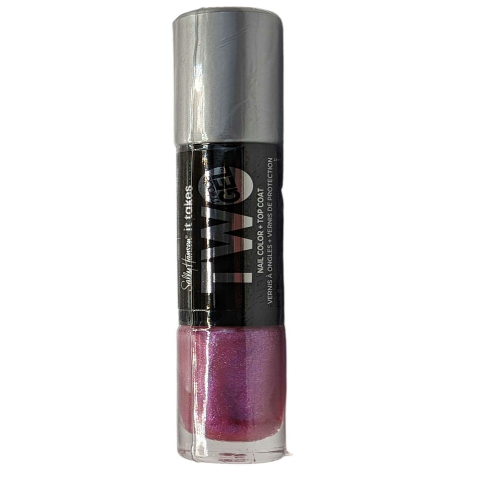 image 1 of Miracle Gel Sally Hansen It Takes Two Nail Colour & Top Coat 2x3.75ml Quartz & Kisses #950 Sally Hansen N/A