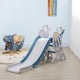 image 8 of AIYAPLAY Baby Slide Freestanding Slide for Kids 1.5-3 Years Space Theme, Blue