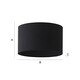 image 8 of ValueLights Reni Black Fabric Small Drum Shade | Black