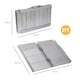 image 3 of HOMCOM 2ft Aluminium Folding Wheelchair Ramp Equipment Mobility Suitcase