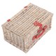 image 3 of Red and White Gingham 2 Person Fitted Wicker Picnic Basket