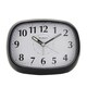 image 3 of Hometime Alarm - Oval with Light & Snooze Black *(60/100)* | Black