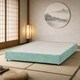 image 1 of Kyoto Low Platform Divan Bed 5FT Kingsize Duck Egg Plush Velvet