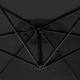 image 2 of Black Cantilever Parasol & Square Base