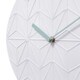 image 3 of Acctim Chloe Wall Clock Quartz Geometric Resin Face Open Dial White 30cm Black