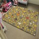 image 4 of Yellow Geometric Triangles (Rug) Yellow | Medium: 80x150cm