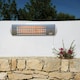 image 3 of Wall Mounted Quartz Bulb Electric Tube Heater w/ 3 Power Settings 1.8kW IPX4