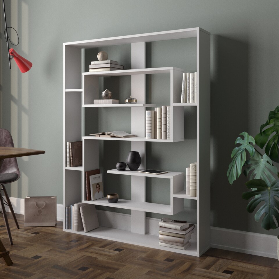 image 1 of Decorotika Esteban Geometric Bookcase