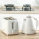 image 2 of HOMCOM Kettle and Toaster Set 1.7L Kettle & 2 Slice Toaster Set White