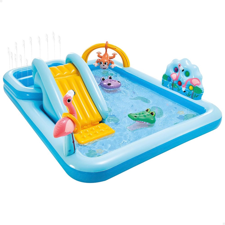 image 1 of Intex Jungle Adventures Water Play Center Fun-Filled Playtime for Kids | Blue | 1