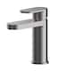 image 1 of Current Round Mono Basin Mixer Tap, Push Button Waste - Brushed Pewter | Silver | Brushed Pewter | 1