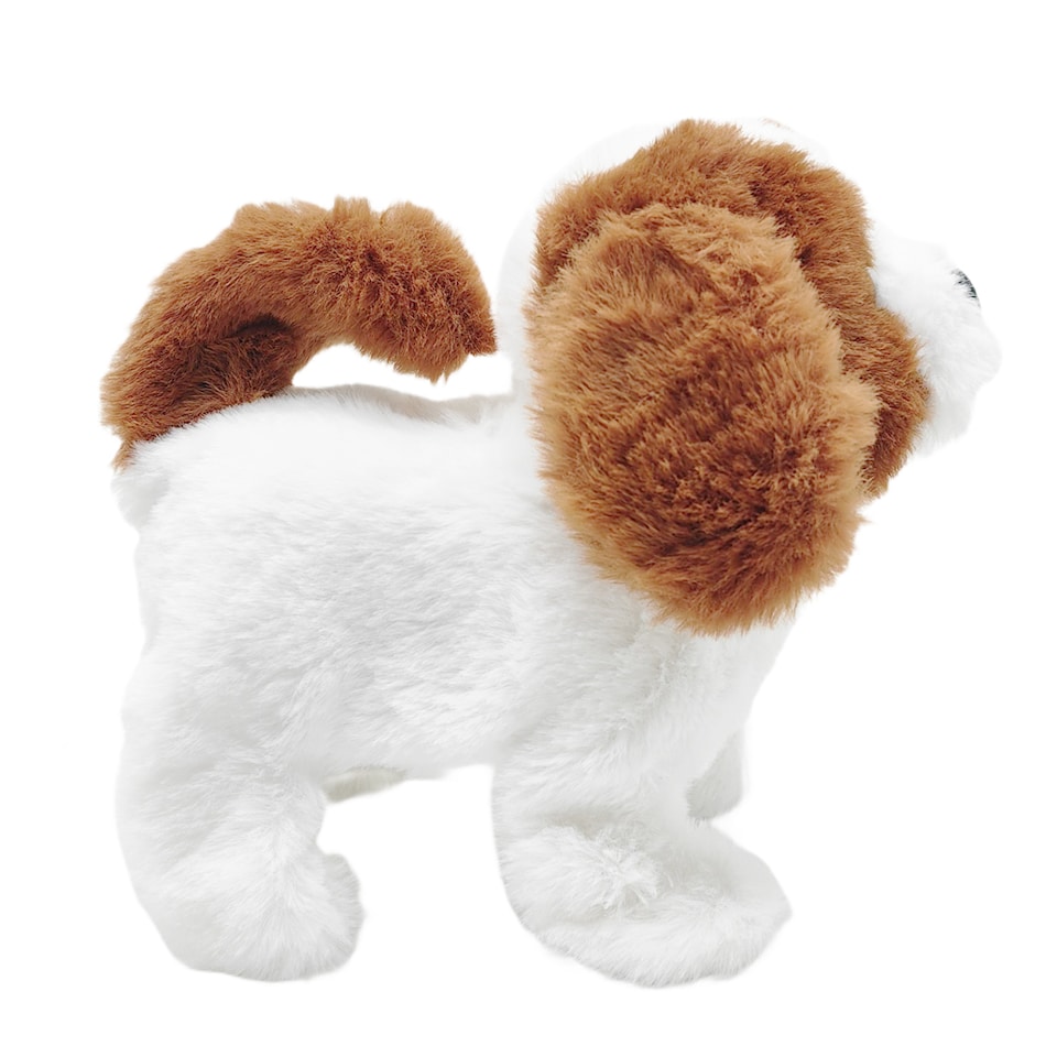 image 1 of Pugs at Play Leo Interactive Walking Dog Plush Toy