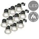 image 4 of ValueLights 10 Pack Fire Rated Twist Lock Chrome Downlights | Silver