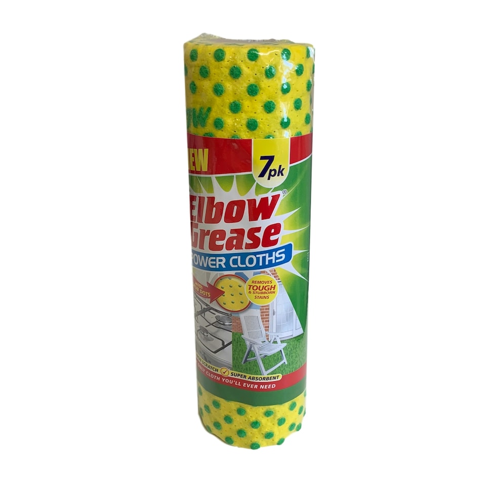 image 1 of Pack of 7 Elbow Grease Power Cloth