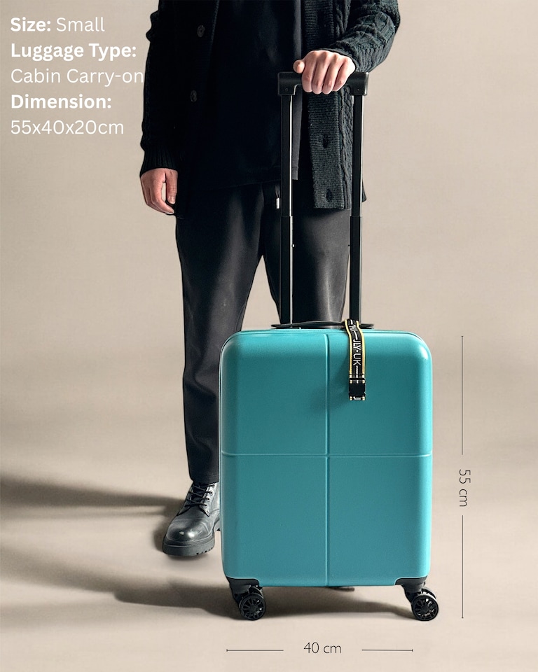 image 1 of Premium 100% Makrolon PC 2 PCS Suitcase Set | Vanity + Cabin Luggage