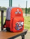 image 3 of Nintendo Mario Kart Red Backpack | Unisex Kids School Bag for Books | Zip-Up Design | Mario Character | Back to School Essentials | Kids Gaming Merchandise | Red | Red