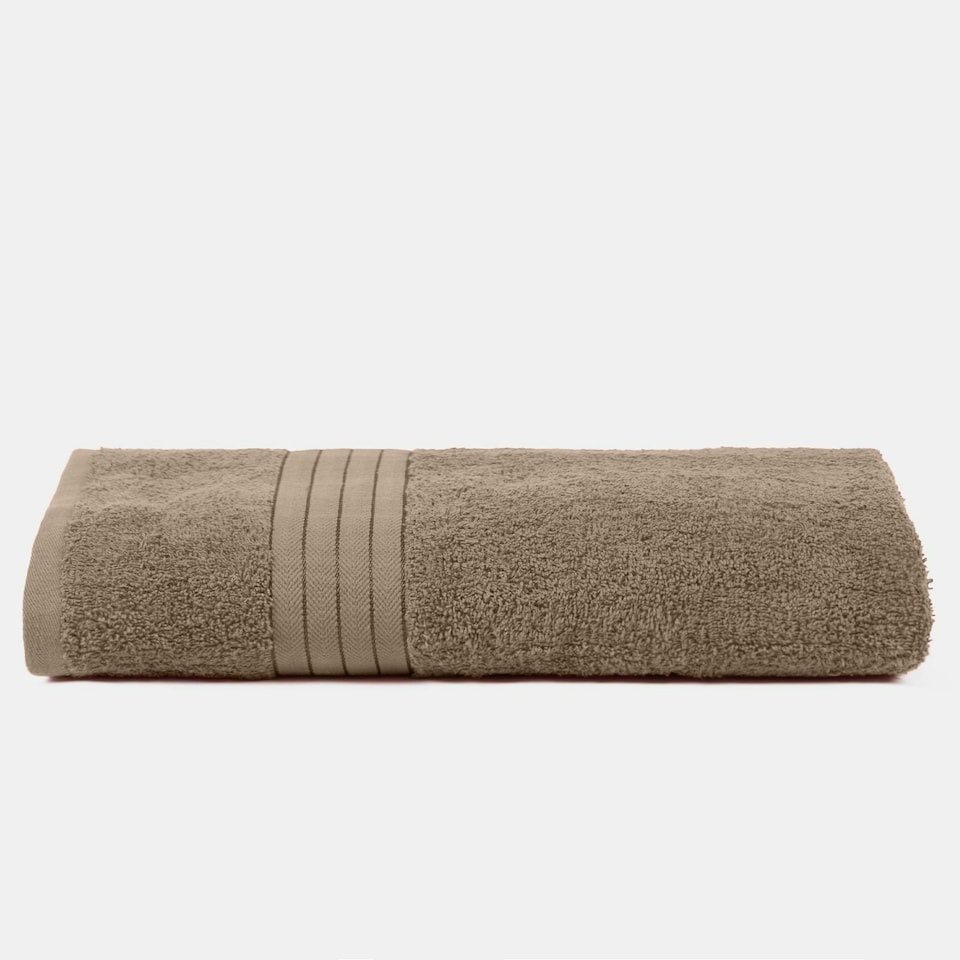 image 1 of OHS Soft Luxury 100% Cotton 500GSM Bathroom Bath Sheet Towel, 90x150cm - Mocha