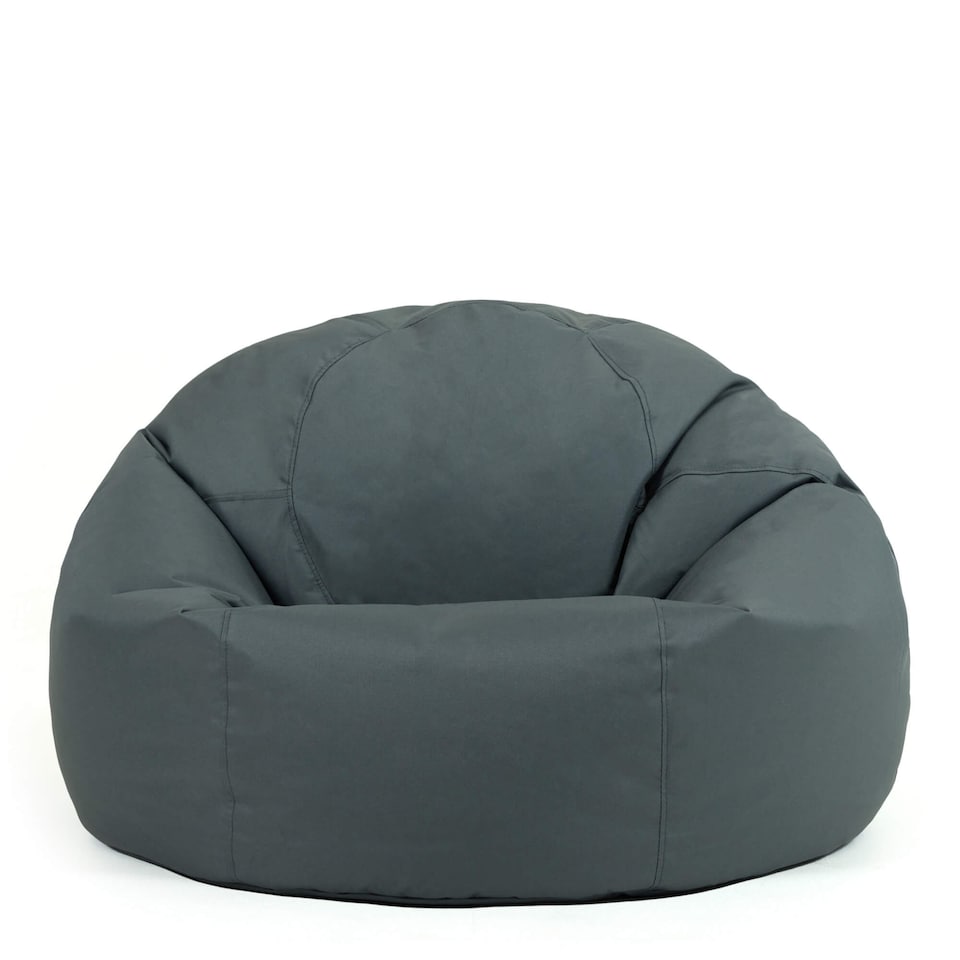 image 1 of Adult Classic Beanbag Outdoor Waterproof Bean bags Ready Filled - Slate Grey | Grey | Slate Grey | 1