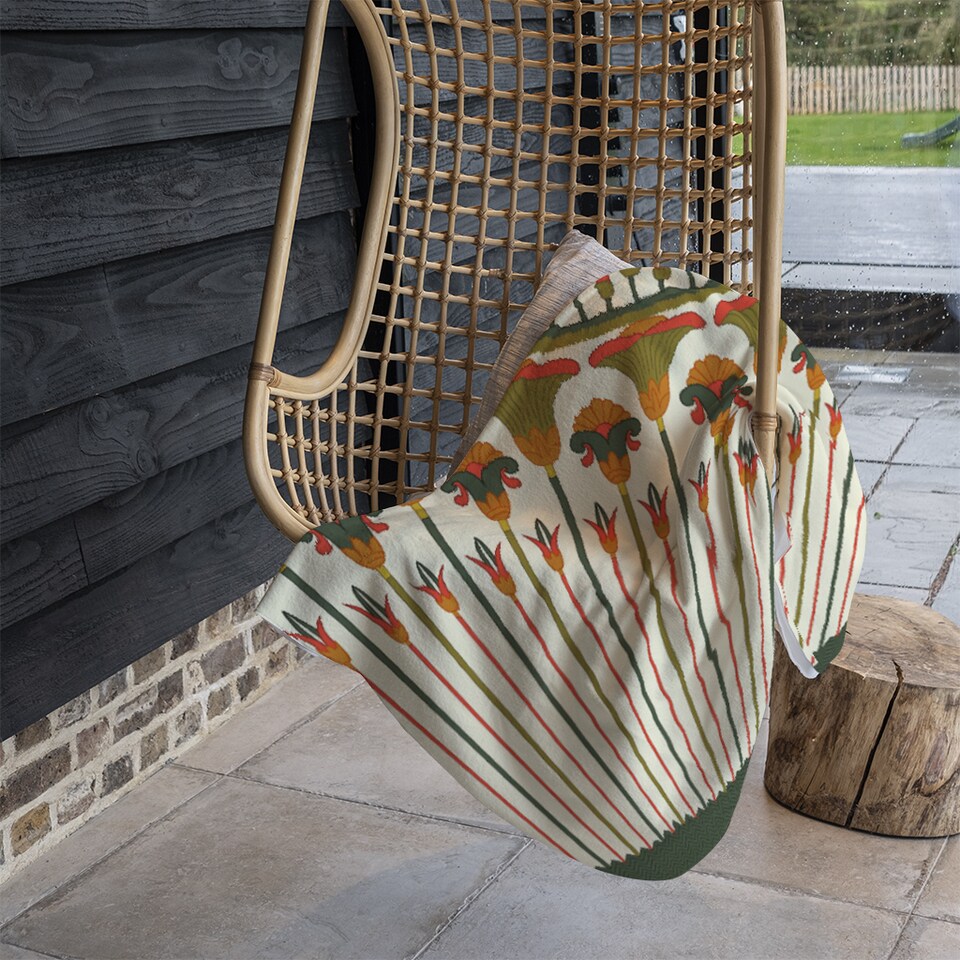 image 1 of Egyptian Ornament Blanket | Multi