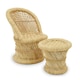 image 1 of Interiors by Premier Rowan Childrens Natural Chair And Stool