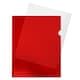 image 1 of Pack of 25 A4 Red L Shaped Open Top and Side Report File Folders