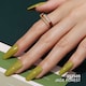 image 3 of Bluesky Green Gel Polish - Jade Forest 10ml | Green