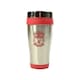 image 1 of Liverpool FC Executive Metallic Travel Mug - Silver/Red - One Size