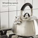image 5 of VonShef Stove Top Whistling Kettle 2.5L Stainless Steel