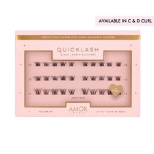House Of Amor - Eyelash Extensions - Mixed Length Clusters - Front Row - Volume D Curl -