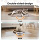 image 4 of Skylos 4PCS Cardboard Scratcher Scratching Lounge Pad Cat Scratching Board