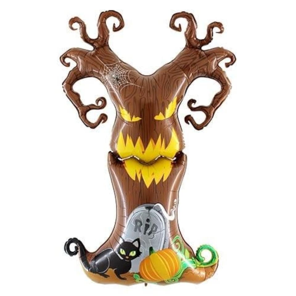 image 1 of Maxiloons Halloween Scary Tree Foil Giant Balloon 155cm / 61 in