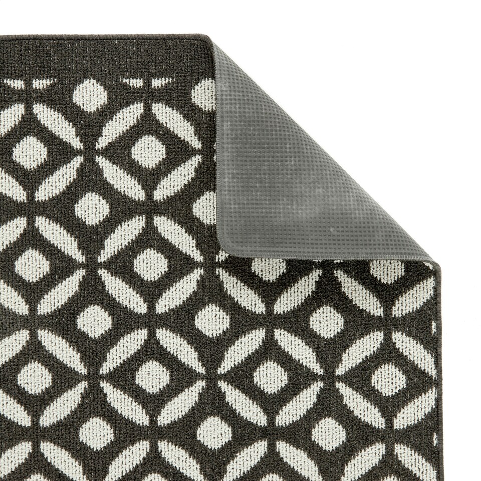 image 1 of My Stain Resistant Mat Crescent Charcoal 67x150