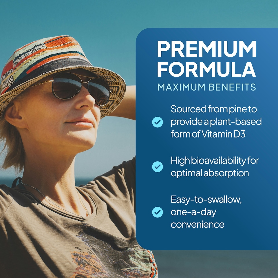 image 1 of Vegan Vitamin D3 400iu - 120 Tablets