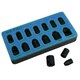 image 4 of 3/8in Drive Shallow Stubby Metric Sockets 6 Sided Single Hex 7mm - 19mm 13pc