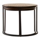 image 5 of Interiors By Premier Sturdy Chevron Side Tables, Durable Side Table By Couch For Livingroom, Versatile Small Table For Outdoor