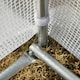 image 8 of Outsunny 3 x 3 x 2 m Polytunnel Greenhouse Pollytunnel Tent w Steel Frame White