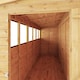 image 4 of 12 x 4 Modular Garden Shed Wooden Shiplap Pent Tongue and Groove Storage Brown