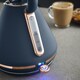 image 5 of Tower Cavaletto Pyramid Kettle & 2 Slice Toaster Set in Midnight Blue & Rose Gold