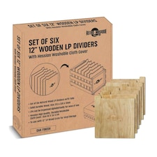 Wood Dividers for 12 inch wooden LP crate - Teak