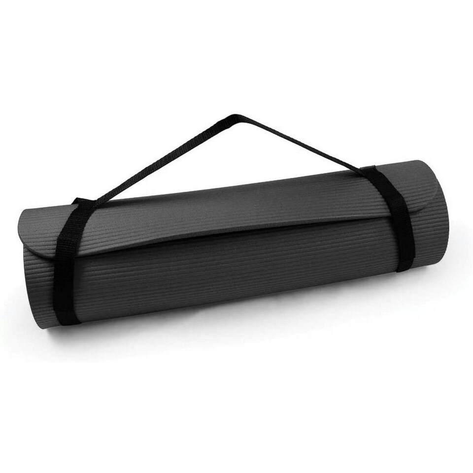image 1 of Fitness Mad NBR Yoga Mat - Black - One Size