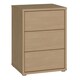 image 2 of Alice Springs Bedside Cabinet with 3 Drawers Push-to-Open in Elegancia Oak