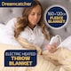 image 2 of Dreamcatcher Electric Heated Fleece Blanket Throw 160x120cm - Cream | Cream | Cream | L | 1
