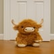 image 3 of Highland Cow Soft Fleece Door Stop